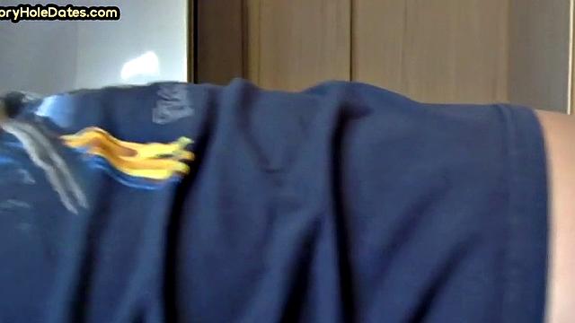 Mature gay man gets gloryhole action after sucking cock