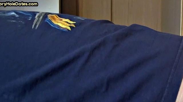 Mature gay man gets gloryhole action after sucking cock