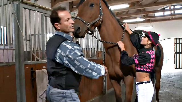 Tera Joy Takes a Stiff Dong Doggy Style!