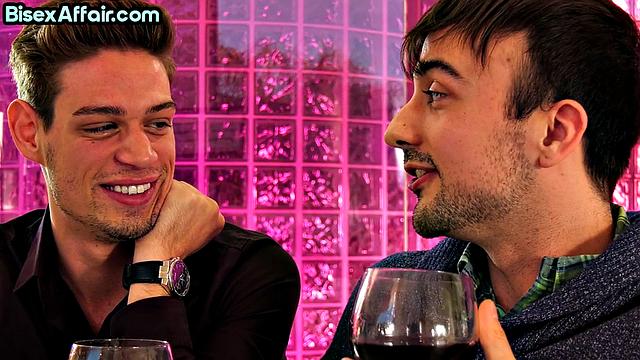 Sexy babe doggystyled in bi 3some