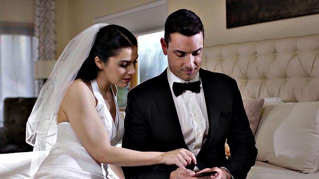 MODERN-DAY SINS - Groomsman Assfucks Best Buddy's Wife Valentina Nappi In Marital Bed On Wedding Day