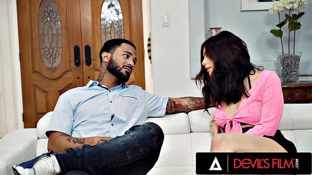 DEVILS FILM - Violet Starr Explores Lesbian Desires With Payton Preslees Massive Tits And Pussy