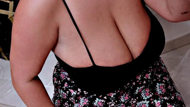 Chubby stuck and pussyslammed