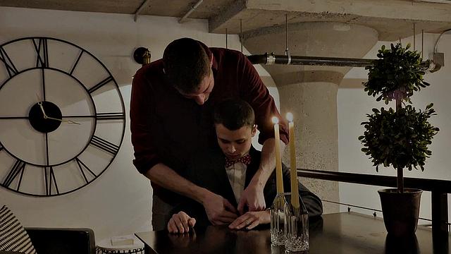 Cute tiny twunk surrenders to big DILF