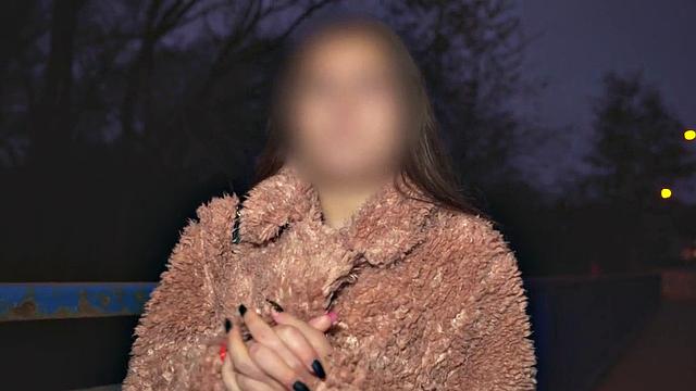 Seduced 21yo fucked hardcore by big white dick