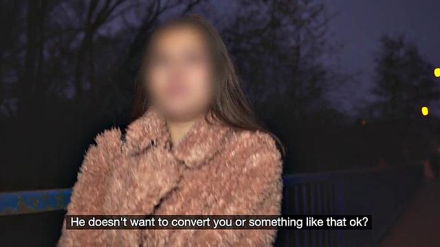 Seduced 21yo fucked hardcore by big white dick