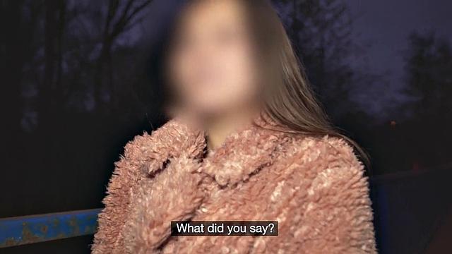 Seduced 21yo fucked hardcore by big white dick