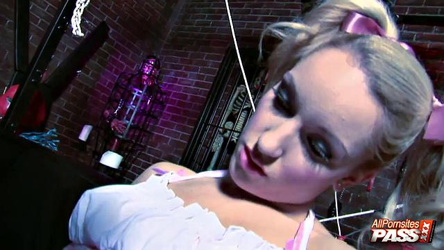 stockinged babes in orgy