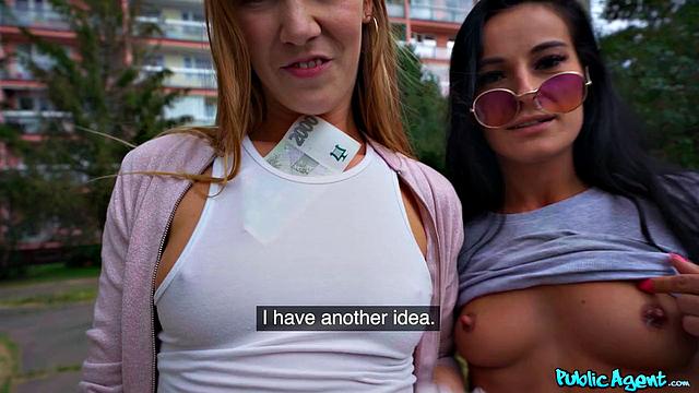 Lucky Agent in Threesome