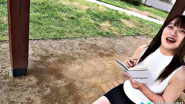 Natsuko Lijima is a mom and a cheating wife with fat nipples