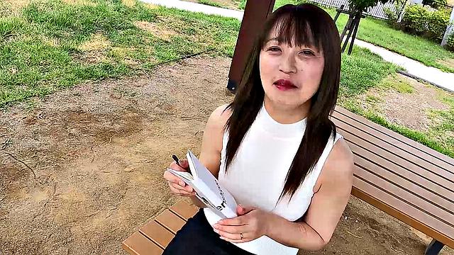 Natsuko Lijima is a mom and a cheating wife with fat nipples