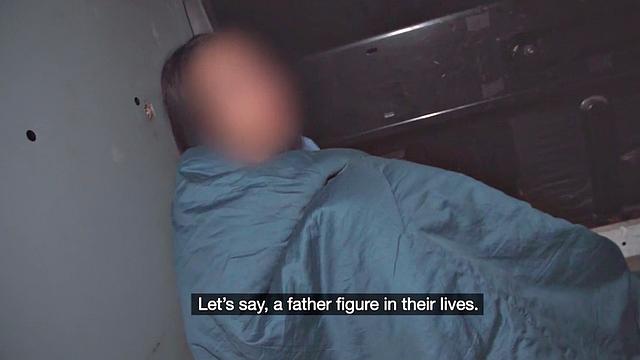 Cheap oiled anal babe fucked in the van after casting cash