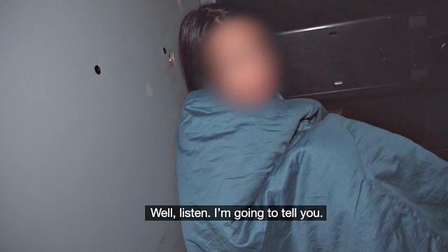 Cheap oiled anal babe fucked in the van after casting cash