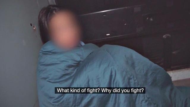 Cheap oiled anal babe fucked in the van after casting cash