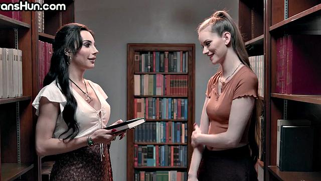 Trans bigtitted darling fucks her BFF's wet pussy in liberty