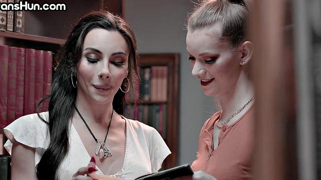 Trans bigtitted darling fucks her BFF's wet pussy in liberty