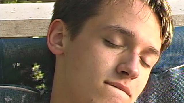 Gage Powers is lounging around by the hot tub with his young friens Bradley Allen and Trey Camden. The twinks are trying to think of what to do when Bradley takes the initiative and comes on to Gage.