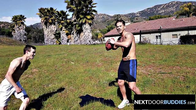 Muscly Daddy Hardcore Fucked By Jock - NextDoorStudios