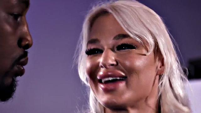 Sinful IR MILF and babe fucked in 3some on mattress