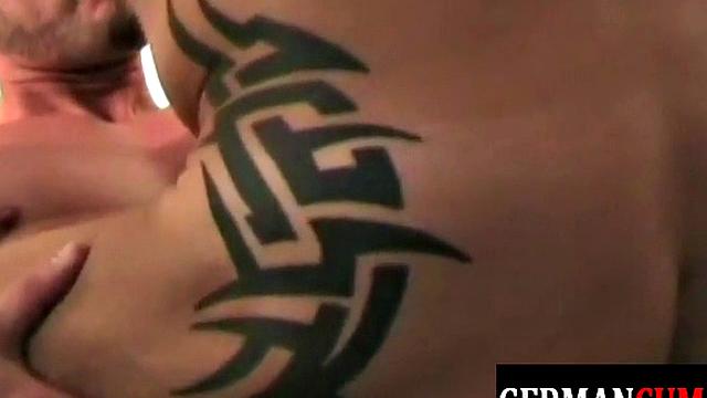 German jocks threeway breeding in doggystyle and cowgirl