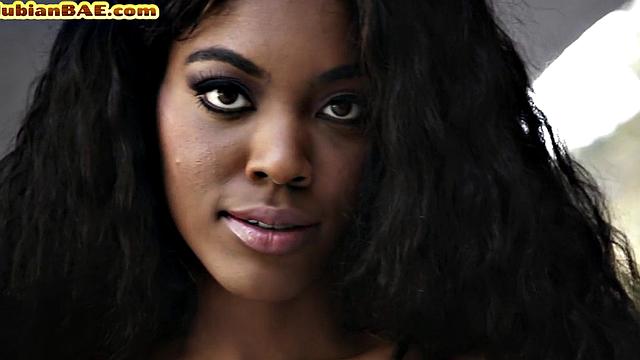 Red lingerie ebony riding lover after throating cock