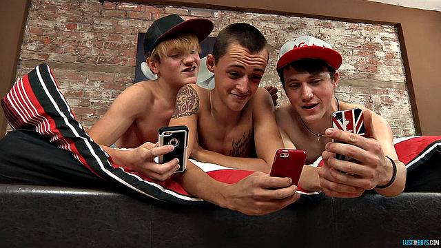 Cheating Boys Threesome - Dylan Thorne, James Lain & Leo Rain