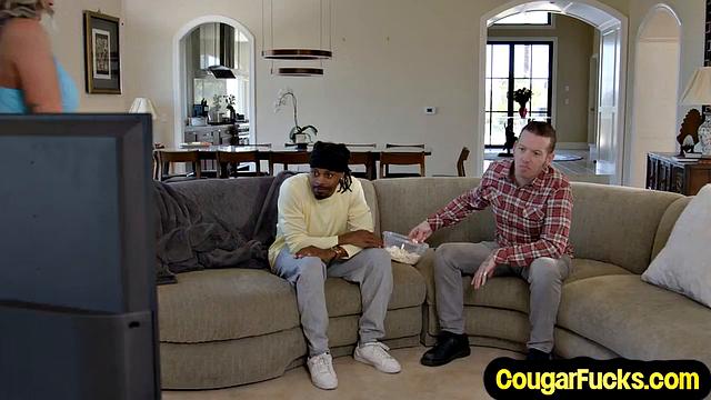 MILF drilled by BBC in front of spouse