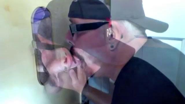 Gloryhole Fan Whips It Out For A Blowjob