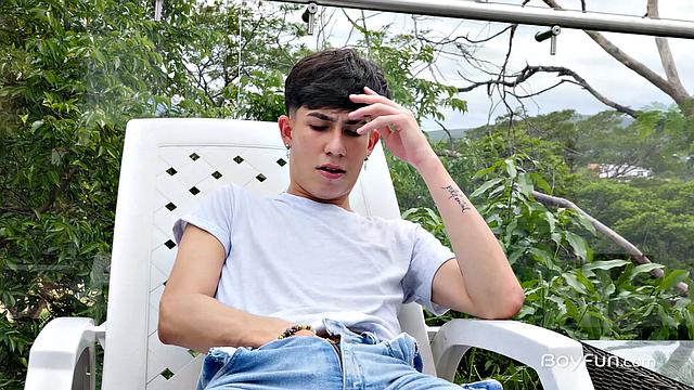 Santi Gomez turns up the heat with intense gay action