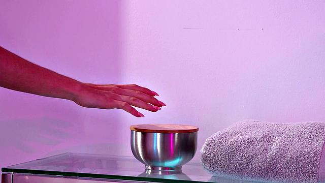 NURU MASSAGE - Sexy 18yo Kylie Rocket Steals Gel To Give Her Boyfriend The Hottest Massage