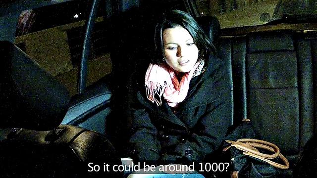 Unemployed Cutie Sucks And Fucks Cabbie's Cock To Pay Her Rent