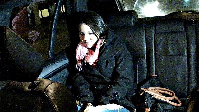 Unemployed Cutie Sucks And Fucks Cabbie's Cock To Pay Her Rent