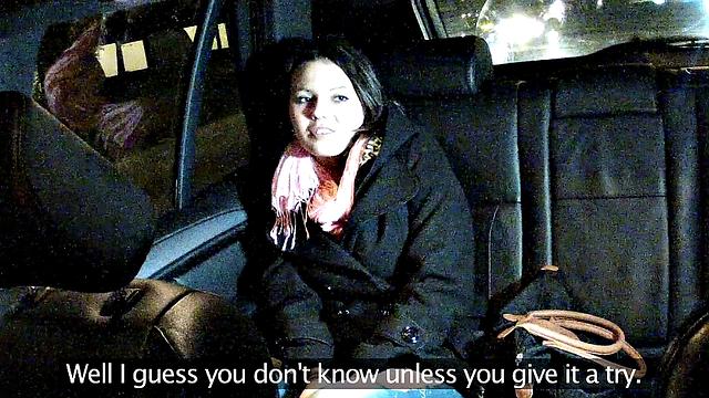 Unemployed Cutie Sucks And Fucks Cabbie's Cock To Pay Her Rent