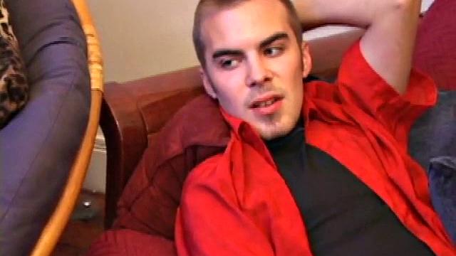 Jasper begins his solo jack off scene teasing us about doing something he never thought he would do. He jerks off for a while before he does that special thing. But when he does it, wow does this boy cum.