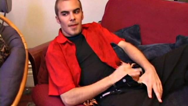 Jasper begins his solo jack off scene teasing us about doing something he never thought he would do. He jerks off for a while before he does that special thing. But when he does it, wow does this boy cum.