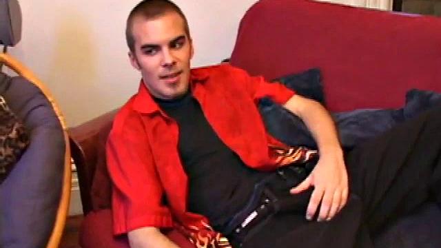 Jasper begins his solo jack off scene teasing us about doing something he never thought he would do. He jerks off for a while before he does that special thing. But when he does it, wow does this boy cum.