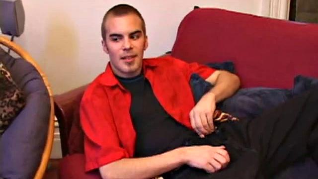 Jasper begins his solo jack off scene teasing us about doing something he never thought he would do. He jerks off for a while before he does that special thing. But when he does it, wow does this boy cum.