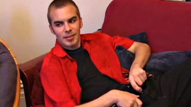 Jasper begins his solo jack off scene teasing us about doing something he never thought he would do. He jerks off for a while before he does that special thing. But when he does it, wow does this boy cum.