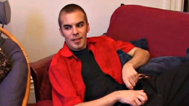 Jasper begins his solo jack off scene teasing us about doing something he never thought he would do. He jerks off for a while before he does that special thing. But when he does it, wow does this boy cum.