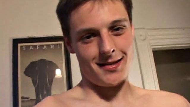 Gunner Raines thinks everything is a competition. Sure, those other guys may have shot themselves in the face, but he's going to top them all. He rubs himself on the floor, and then stands up to give the camera a full shot of his tight ass.