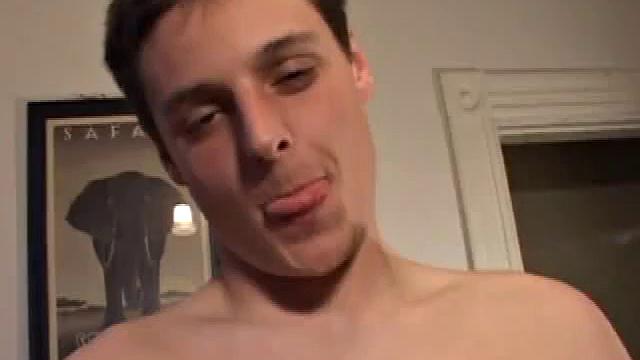 Gunner Raines thinks everything is a competition. Sure, those other guys may have shot themselves in the face, but he's going to top them all. He rubs himself on the floor, and then stands up to give the camera a full shot of his tight ass.