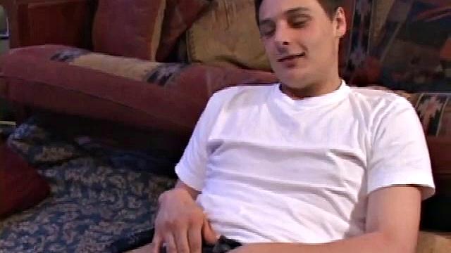 Gunner Raines thinks everything is a competition. Sure, those other guys may have shot themselves in the face, but he's going to top them all. He rubs himself on the floor, and then stands up to give the camera a full shot of his tight ass.