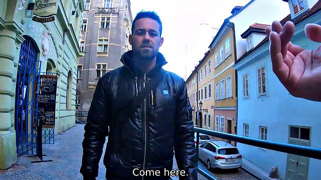 HUNT4K. Hot blonde with big hooters satisfies and gets paid