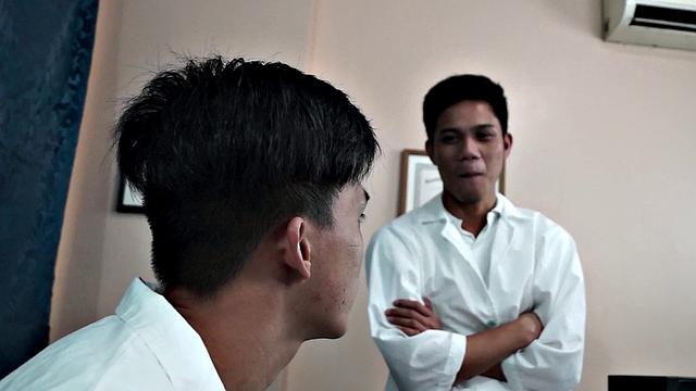 Asian bottom barebacked by his colleague in office