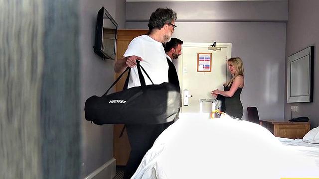 SGeorgie Lyall takes it hard from behind by White