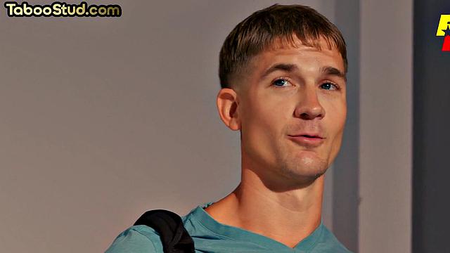 Handsome stud doggystyled by lover