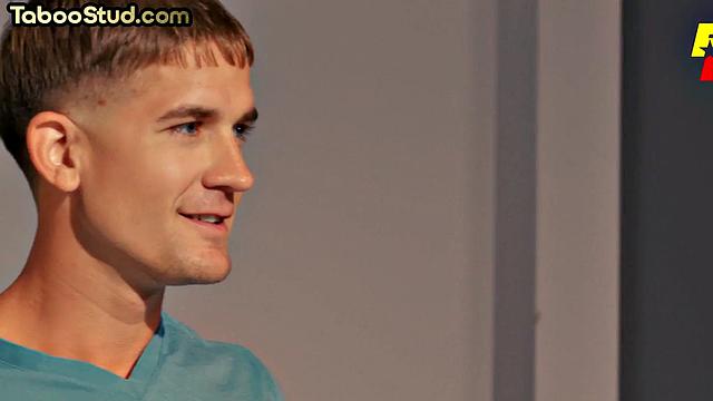 Handsome stud doggystyled by lover