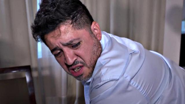 Chubby gaydaddy rimmed and barebacked by twink