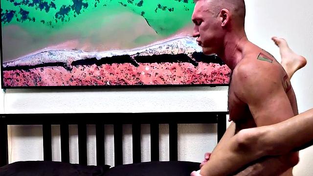 Rimjob jock rims and bareback fucks twinks asshole