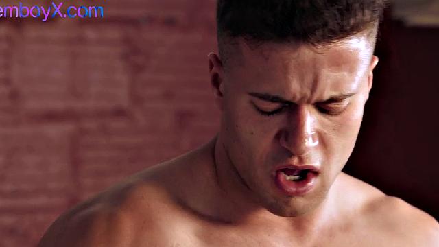 Lingerie femboi giving head